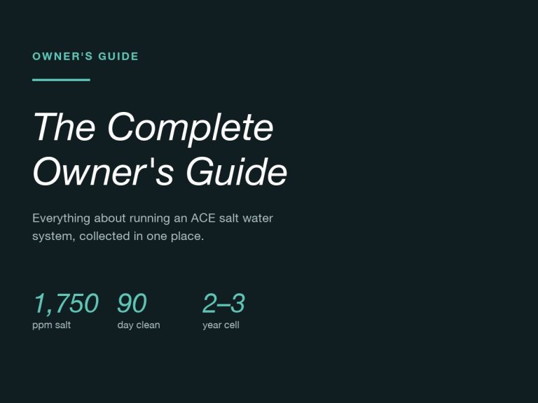 Typographic cover with the key stats of the complete owner's guide